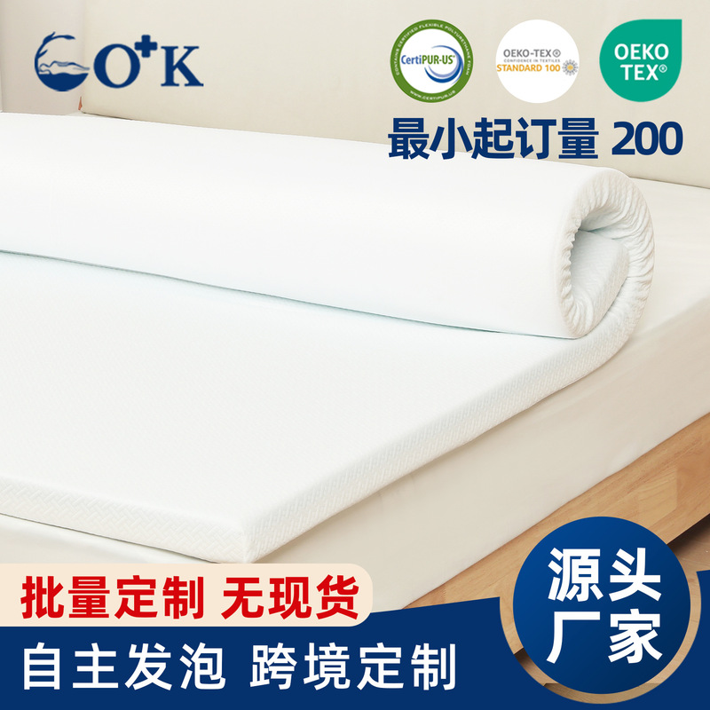 Cross-Border Memory Foam Mattress Topper Tatami Thin Mat Foreign Trade Slow Rebound Compressed Memory Foam Mattress Topper