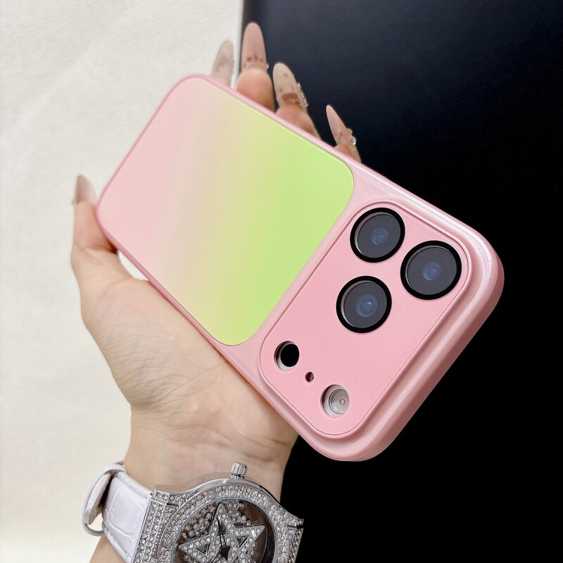 Suitable for Apple 17 lens film, new protective case, cross-border iPhone 16 PRO MAX gradient large window phone case Suitable for Apple 17 lens film, new protective case, cross-border iPhone 16 PRO MAX gradient large window phone case