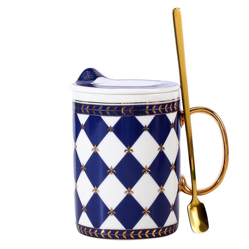 Creativo simple de moda cerámica taza de oficina regalo taza de café taza de agua taza de desayuno de pareja