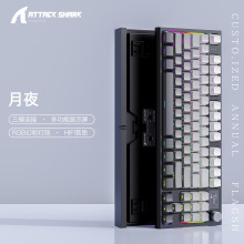 AttackSharkK86��ģ�{���Cе�I�P�о��l����ƻ�����RGB