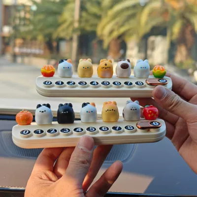 Plate for Moving Cars, Girly Car — Nömrəli dayanma kartı