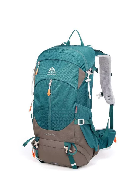 Ai Wang Wear-Resistant Nylon Outdoor Water-Repellent Men's and Women's 30L Backpack Mountaineering Hiking Travel Camping Style Backpack
