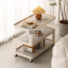 GR轻奢边几现代简约小户型客厅沙发茶几铁艺创意可移动床头柜小桌