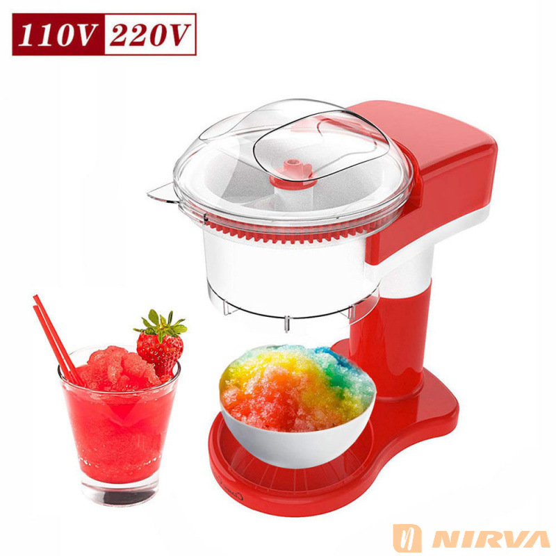 Cross-border small ice crusher, household electric ice maker (US standard), ice shaver, smoothie maker, shaved ice machine