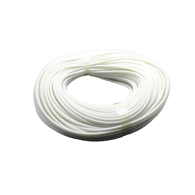 ll硅树脂玻璃纤维套管自熄管护线管高温管耐高温白色玻纤管