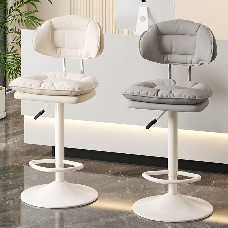 Bar Chair Light Luxury Home High Stool Bar Stool Lift Backrest Bar Chair Rotating Simple Bar Chair Bar Stool