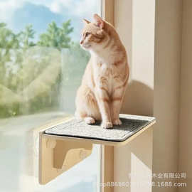 现货木质猫吊床壁挂式猫咪玩具攀爬架猫跳台宠物窝栖息地猫爬架