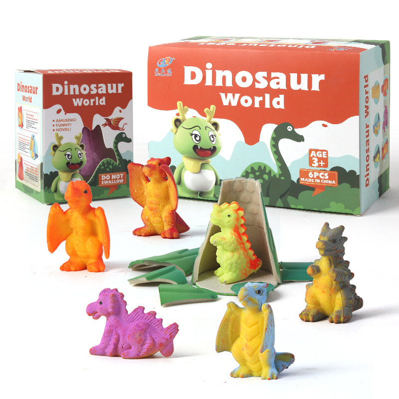 Sin olor, caja de regalo de huevo de incubación de dinosaurio súper grande transfronterizo, huevo de dinosaurio hinchado en agua, juguete educativo para niños al por mayor