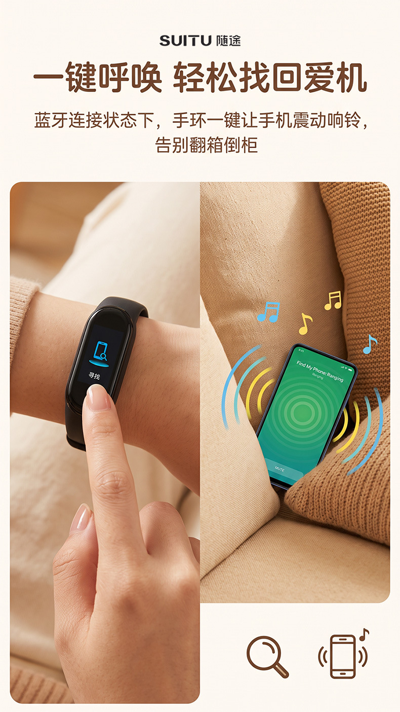 Smart anti-static wristband with negative ions for static electricity removal, designed for use when opening car doors, and also functions as a fitness tracker for men and women