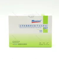 Тест-полоски Aikang Bio-Glutamic Transaminase (метод сухой химии) с плоским краем, цветной блок, стандартная цветовая карта