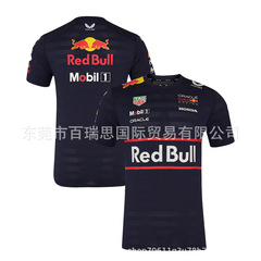 2025新款F1赛车服红牛车队夏季短袖T恤速干文化衫周边服装定制