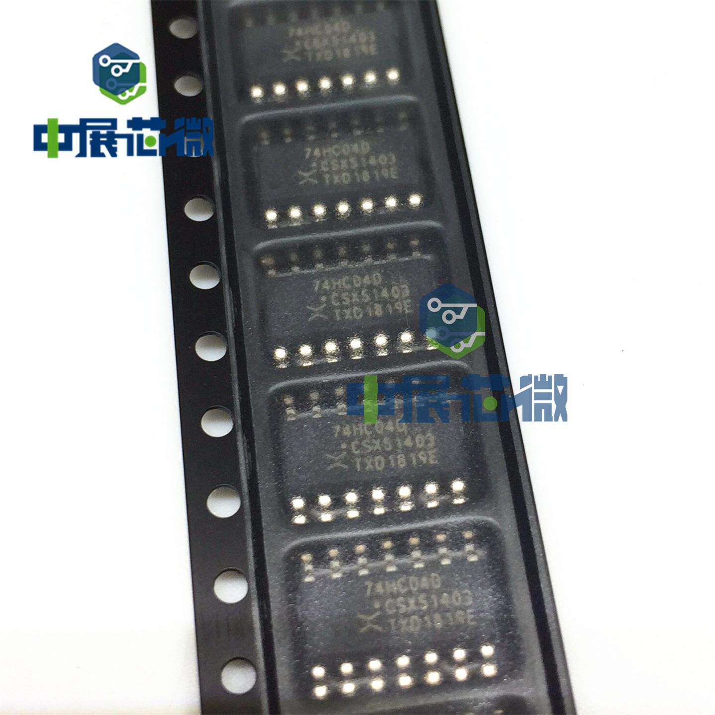 正品原装 74HC04D,653 六反相驱动器芯片 逻辑IC 贴片SOIC-14