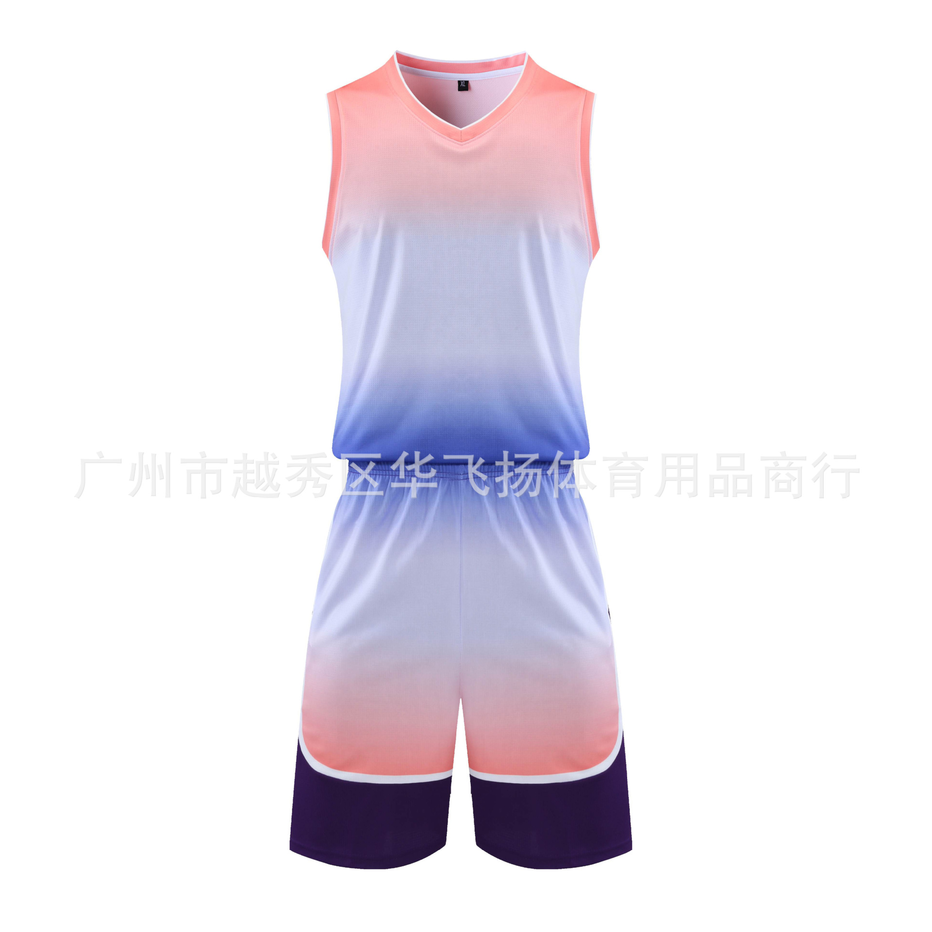 New basketball suit suit breathable sweat-absorbent basketball match suit basketball training suit can be customized