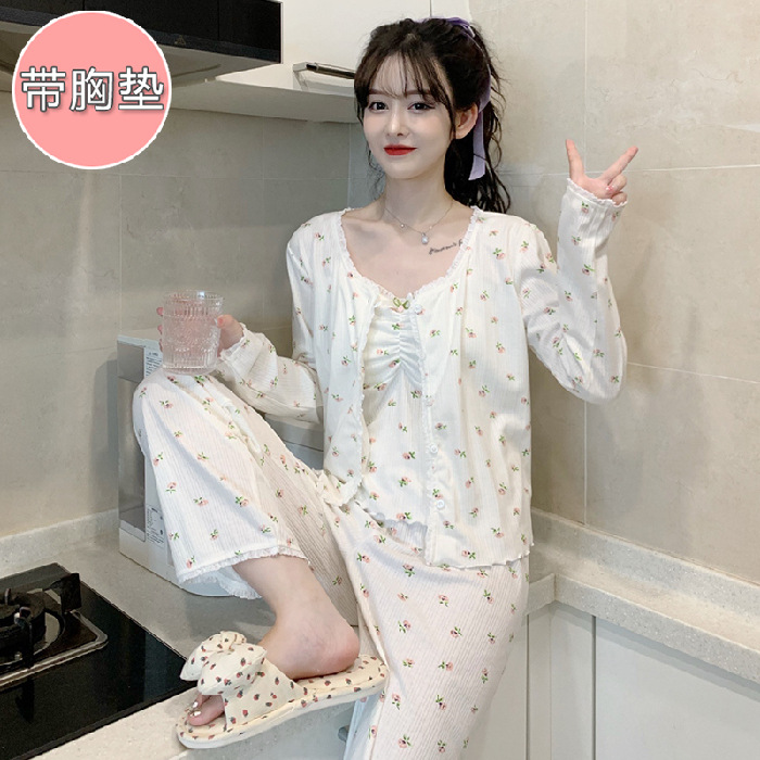 F 3 피스 가슴 패드 501 플로랄