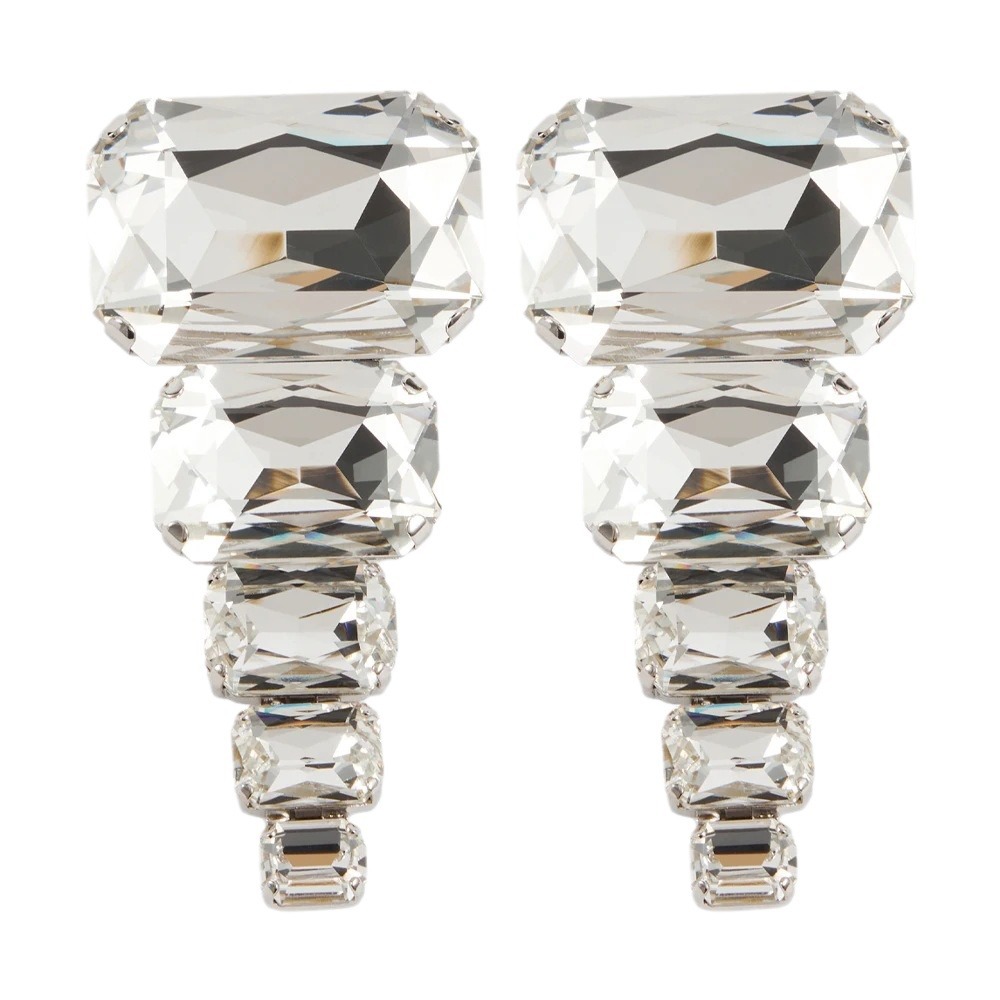 Personalizado moda rhinestone collar traje europeo y americano cuadrado exagerado collar diseño pendientes conjunto de joyas