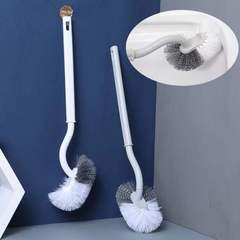Japanese high-quality double-sided long-handled corner-cleaning toilet brush bathroom brush bathroom cleaning brush