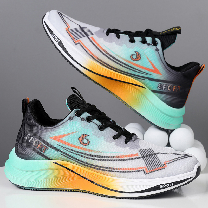 Zapatos de hombre nuevos zapatos de correr con amortiguación de gran tamaño zapatos deportivos con amortiguador de maratón color de moda zapatos casuales de primavera y otoño zapatos de carrera