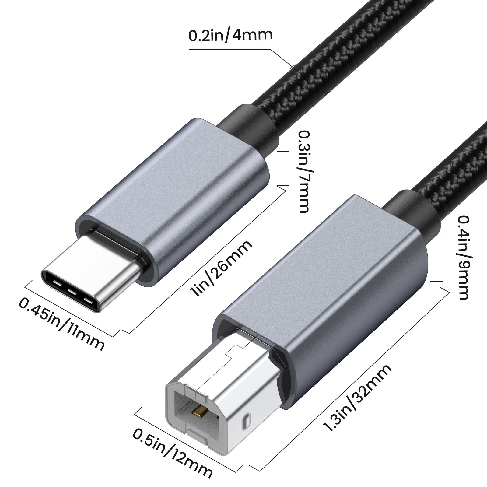 USB Type-C к BM печати клавиатура гитарный усилитель DAC конвертер и DJ контроллер
