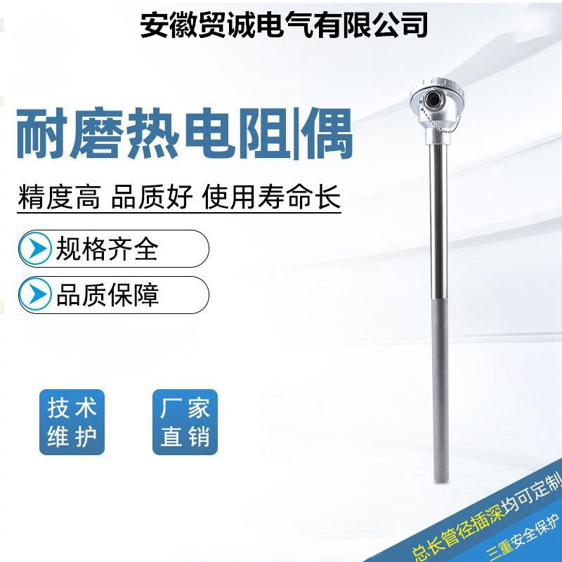 贸诚仪表铠装热电偶 WRNK2-221 K分度 L=1650 1Cr18Ni9Ti