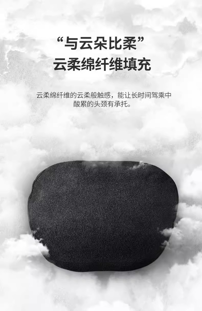 Car Lumbar Cushion Thin Small Lumbar Support Tailbone Car Pillow Waist Support Seat Support Memory Foam Headrest Neck Protector