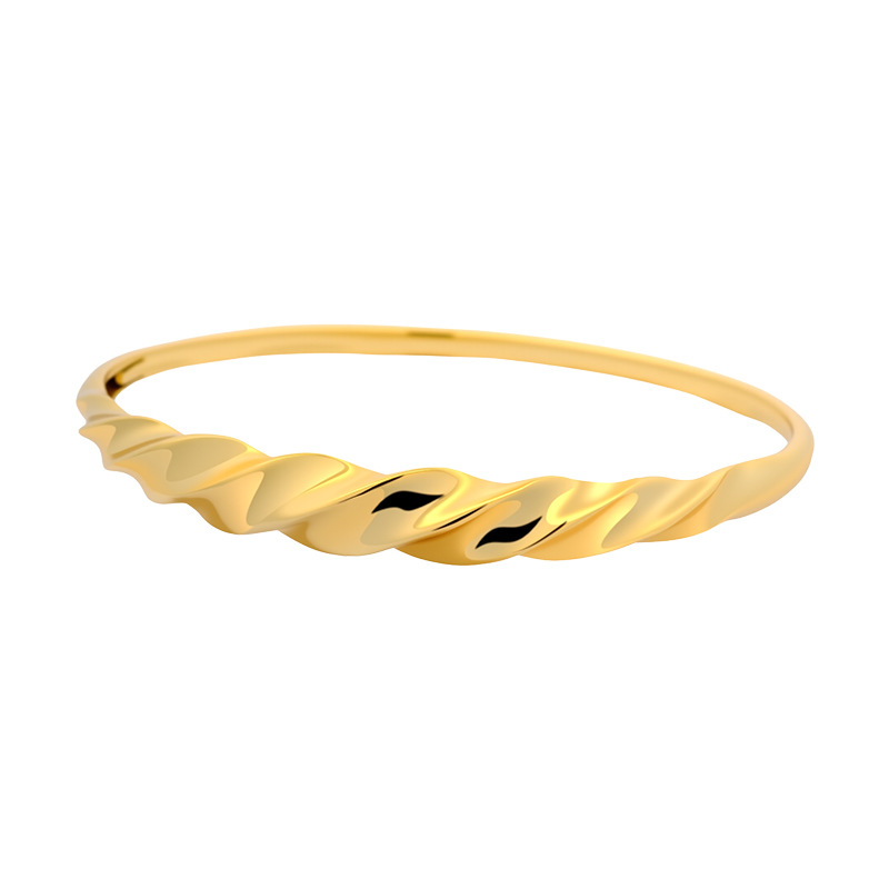 Xuping pulsera de moda simple de gazebo Europa y los Estados Unidos aleación de cobre transfronteriza chapado 24k color lujoso ligero al por mayor joyas de lujo