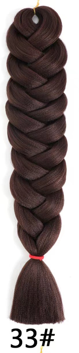 82 pulgadas Outre Xpression Braids gran pelucca de trenza africana negra pelucca de trenza sucia 165g