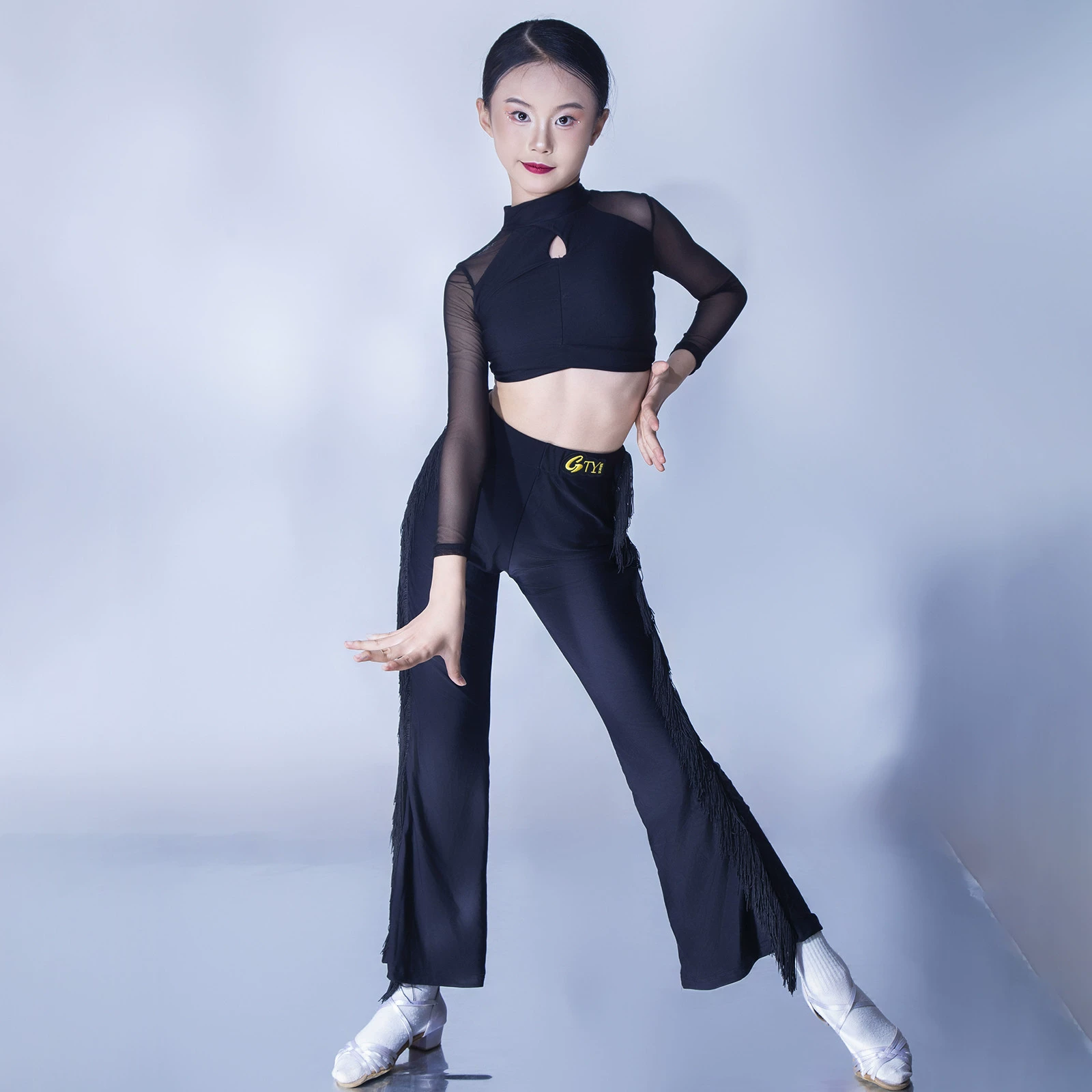 GTYDANCE2025 новая одежда для латинских танцев, летняя тренировочная одежда для девочек, современный костюм, брюки L25103