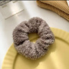 Meiya cross -border winter plush large intestine hair circle female cute solid color tama tail rope lamb hair jewelry hair accessories