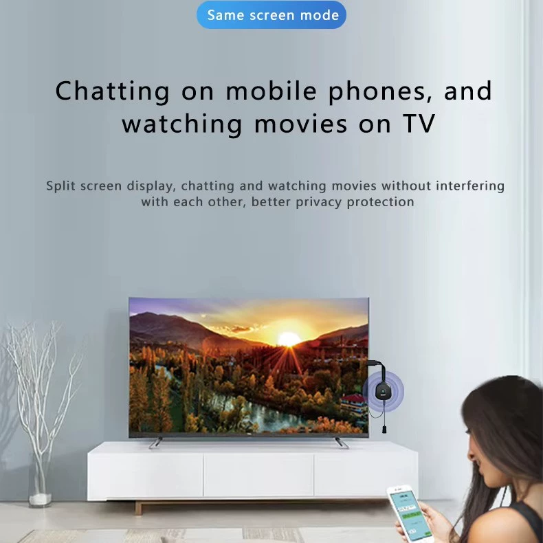 Spot koogold Same screen device HD wireless screen device mobile phone with TV projection instrumental staff household office