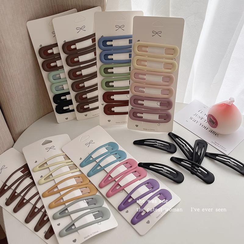 Nuevo frente flequillos Lado de horquilla roto clip de pelo tocado lindo exquisito BB clip trasero cabeza horquilla accesorios para el cabello femenino