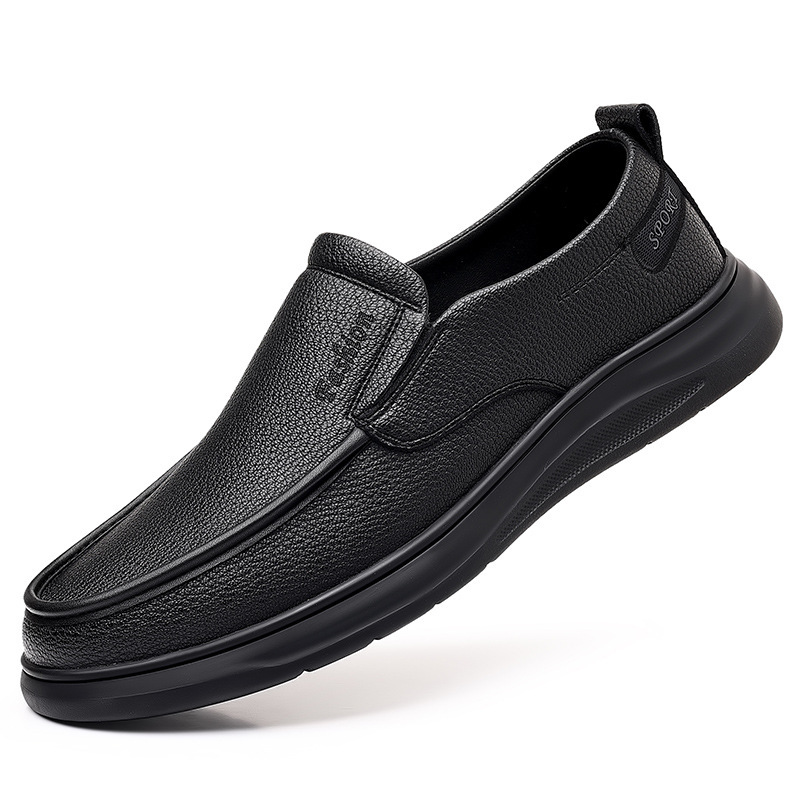 Comercio exterior gran negocio casual zapatos de cuero zapatos de conducir zapatos de suela suave zapatos de hombre zapatos Lefour zapatos diarios de mediana edad