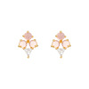 Summer earrings, brand accessory, 750 sample gold, golden color, internet celebrity, wholesale