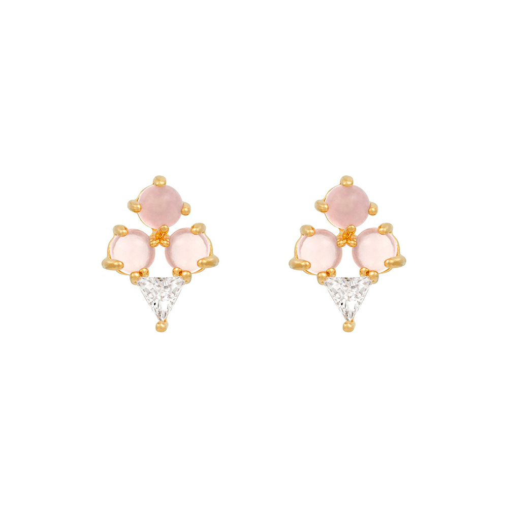 Ethnic Style Geometric Artificial Gemstones Earrings display picture 8