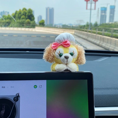 High-Quality Lulu Car: Car ornaments - premium-version-high-quality-cookie-plush-screen-decor