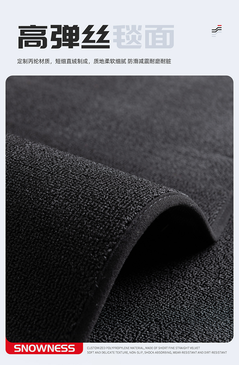 Cross-border wholesale tpe car floor mats fully enclosed waterproof dedicated to BMW Audi Volkswagen interior modification