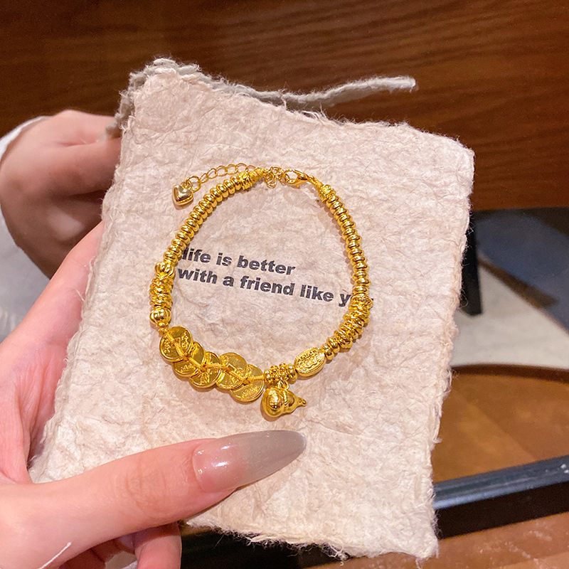 Pulsera de perlas de sentido avanzado de nicho de lujo ligero, temperamento de moda coreano femenino, pulsera de amor de circón intermitente, pulsera de cristal