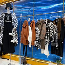 欧蒂芙秋冬女装反季批发上海前卫个性设计师女装品牌折扣备货货源
