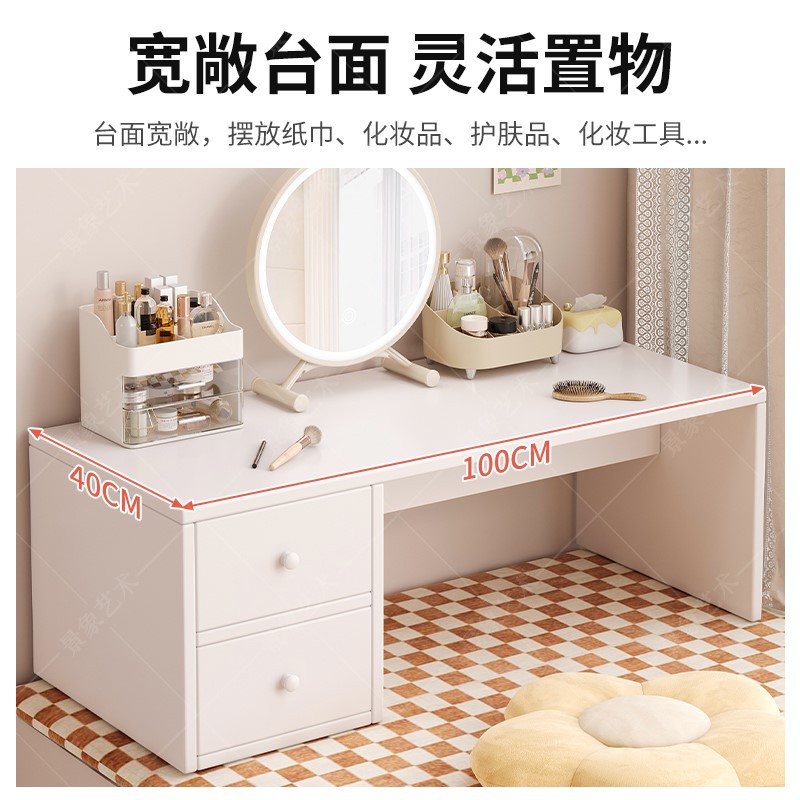 Mesa de computadora en la cama dormitorio de estudiantes escritorio portátil simple de viento crema escritorio pequeño dormitorio de chicas