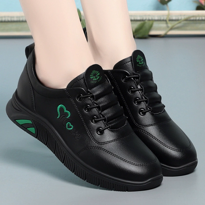 Один из поколения в поколение повседневные кроссовки женские 2024 новые женские маленькие белые туфли легкие мягкие туфли для путешествий женские одиночные туфли