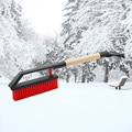 跨境汽车雪铲 车用除冰铲除雪刷清洁工具 木柄除雪刷 车用雪铲