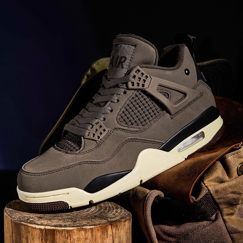 Aj4 Men's Shoes Pure Original High-top Sports Nai Guan 2024 New Putian Elevated Basketball Board Shoes Women's Nai Guan Aj4 Men's Shoes Pure Original High-top Sports Nai Guan 2024 New Putian Elevated Basketball Board Shoes Women's Nai Guan