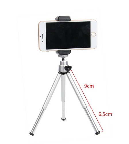 Mini telescopic two-section tripod for mobile phone, desktop photography tripod, small digital SLR camera stand