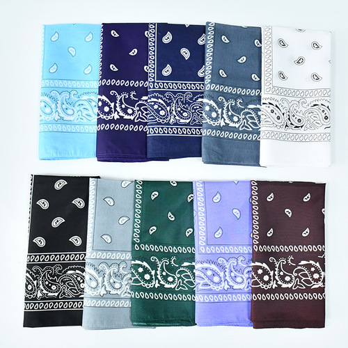 Factory Direct Supply Magic Outdoor Sports Scarf Wholesale Polyester Cashew Flower Cycling Mask Paisley Headscarf