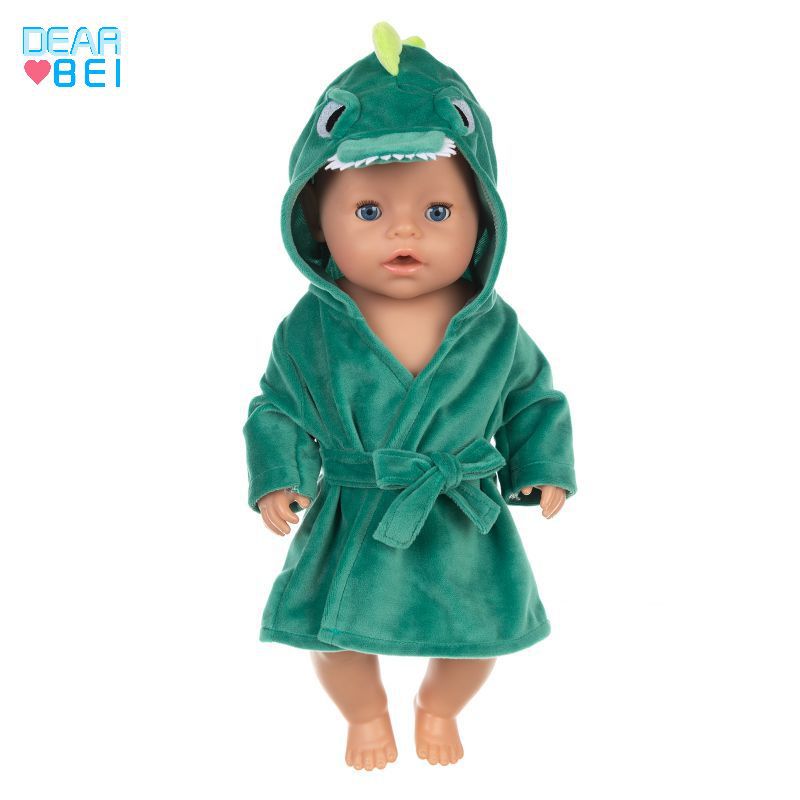 Q18-875   绿恐龙睡袍 (2)