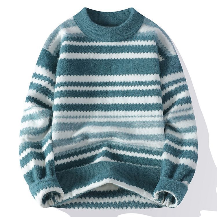 Cross-border Hot Hot in stock Autumn and Winter New Casual Crewneck Sweater Base Sweater plus size Loose Sweater