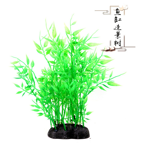 Foreign trade best-selling aquarium landscaping, simulated water plants, fish tank scenery, plastic fake grass plants, seaweed decoration