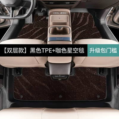 trim 2026 electric version Ayaqaltılar (Kovriklər) - volkswagen-08-double-layerfoot-mat-coffee-colored-starry-sky-blanket
