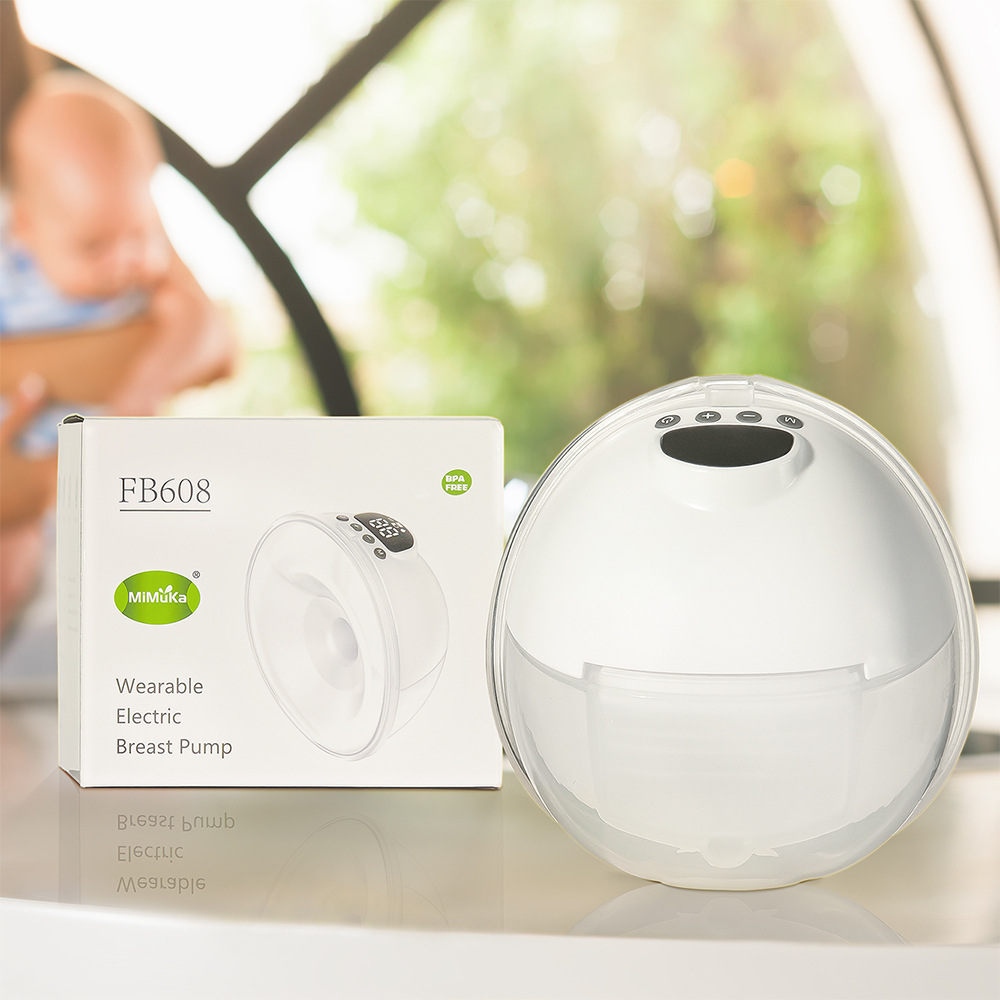 Massage Portable All-In-One Wearable Electric Breast Pump Hands-Free Rechargeable Silent Large Suction Painless Frequency Conversion