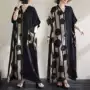 新款显瘦短袖撞色连衣裙
