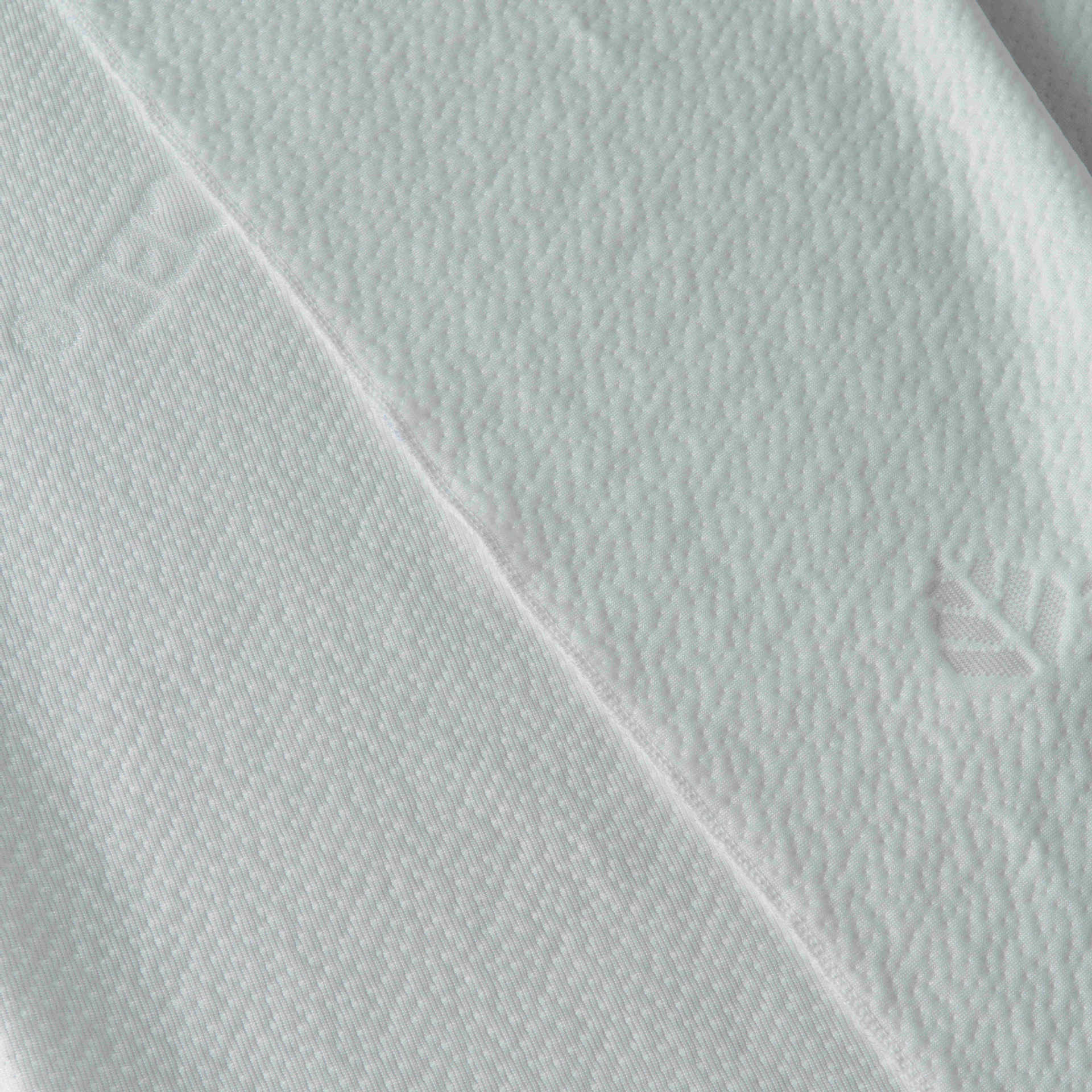 200 gramos de tela de colchón blanco, gramos pesados opcionales tejidos Jacquard tela de colchón de punto blanco único Jacquard tejido
